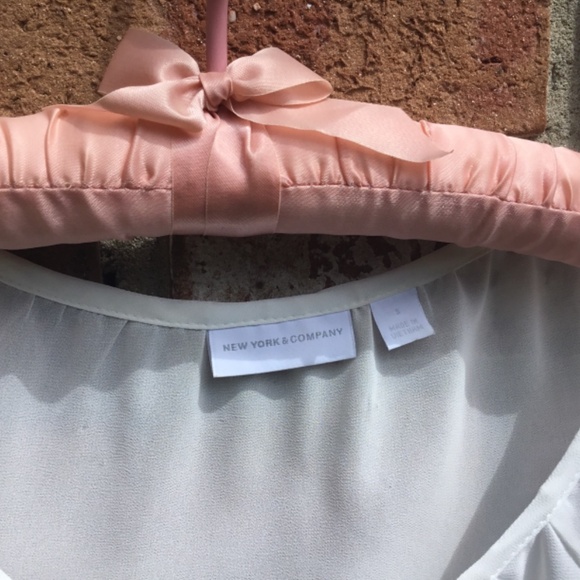 Two cream colored Tops: Vince Camuto / NY & Co. - Picture 8 of 11